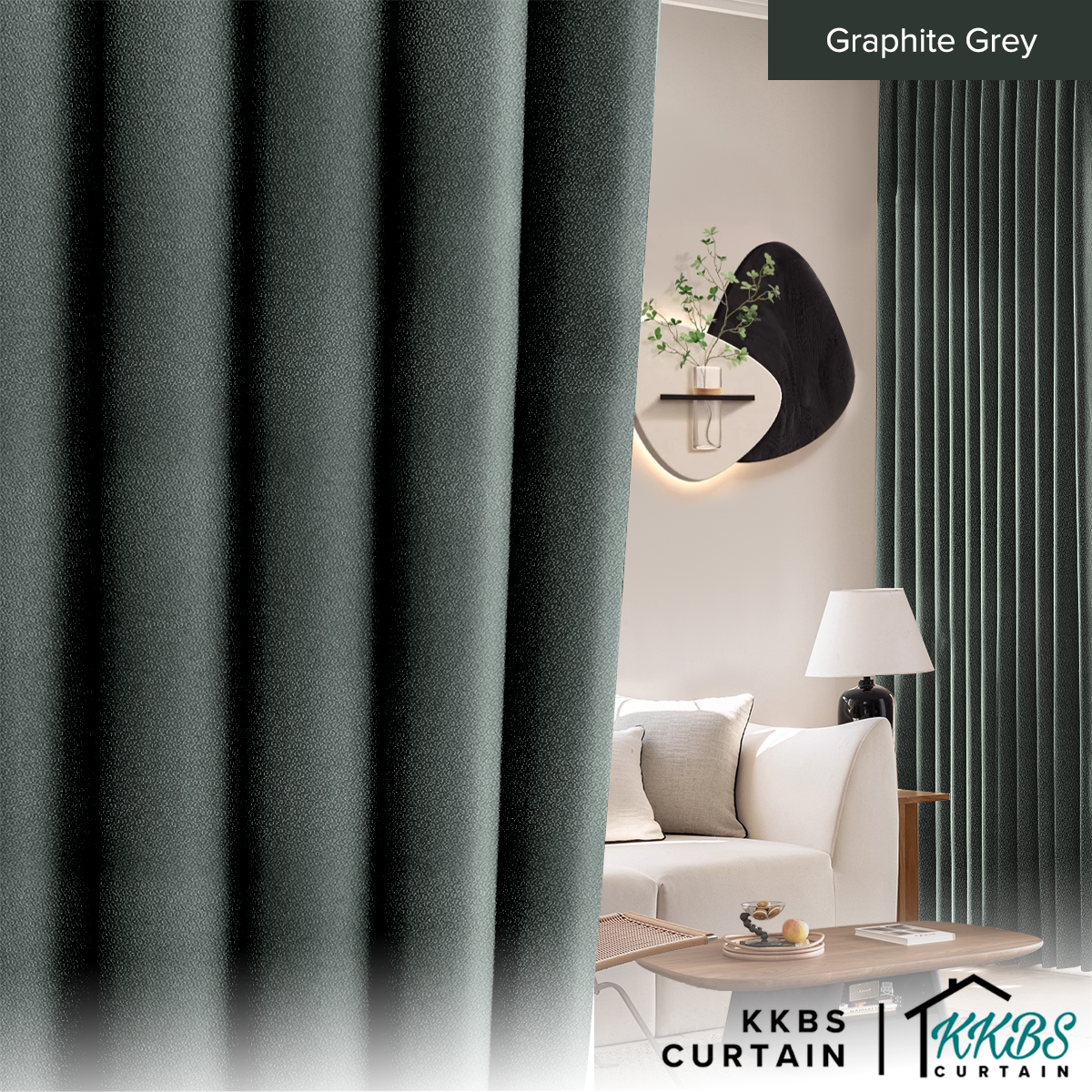 Morina 85-95% Blackout Curtain Ready Made Extra Width