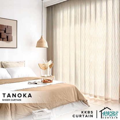 Tanoka Sheer Curtain  Custom Made