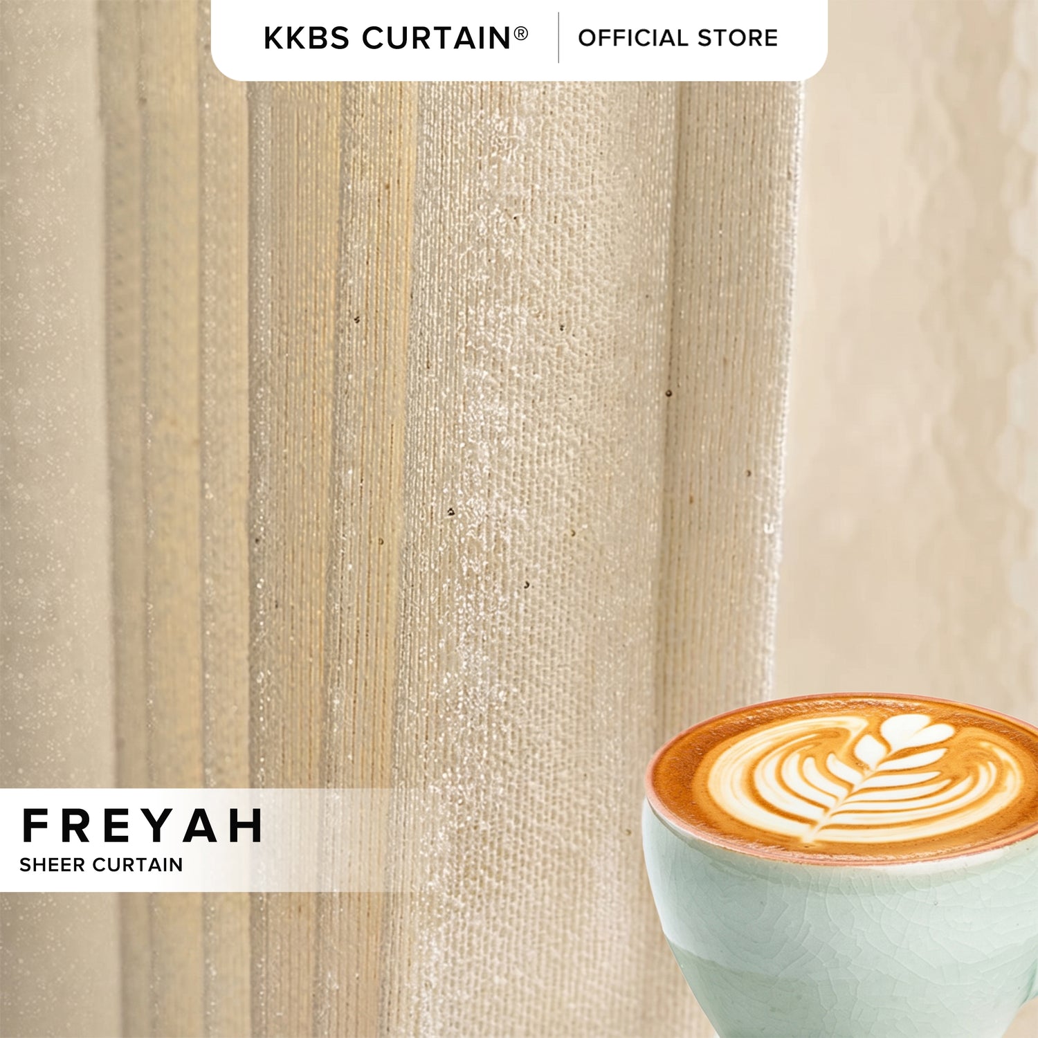 Freyah Sheer Curtain Custom Made