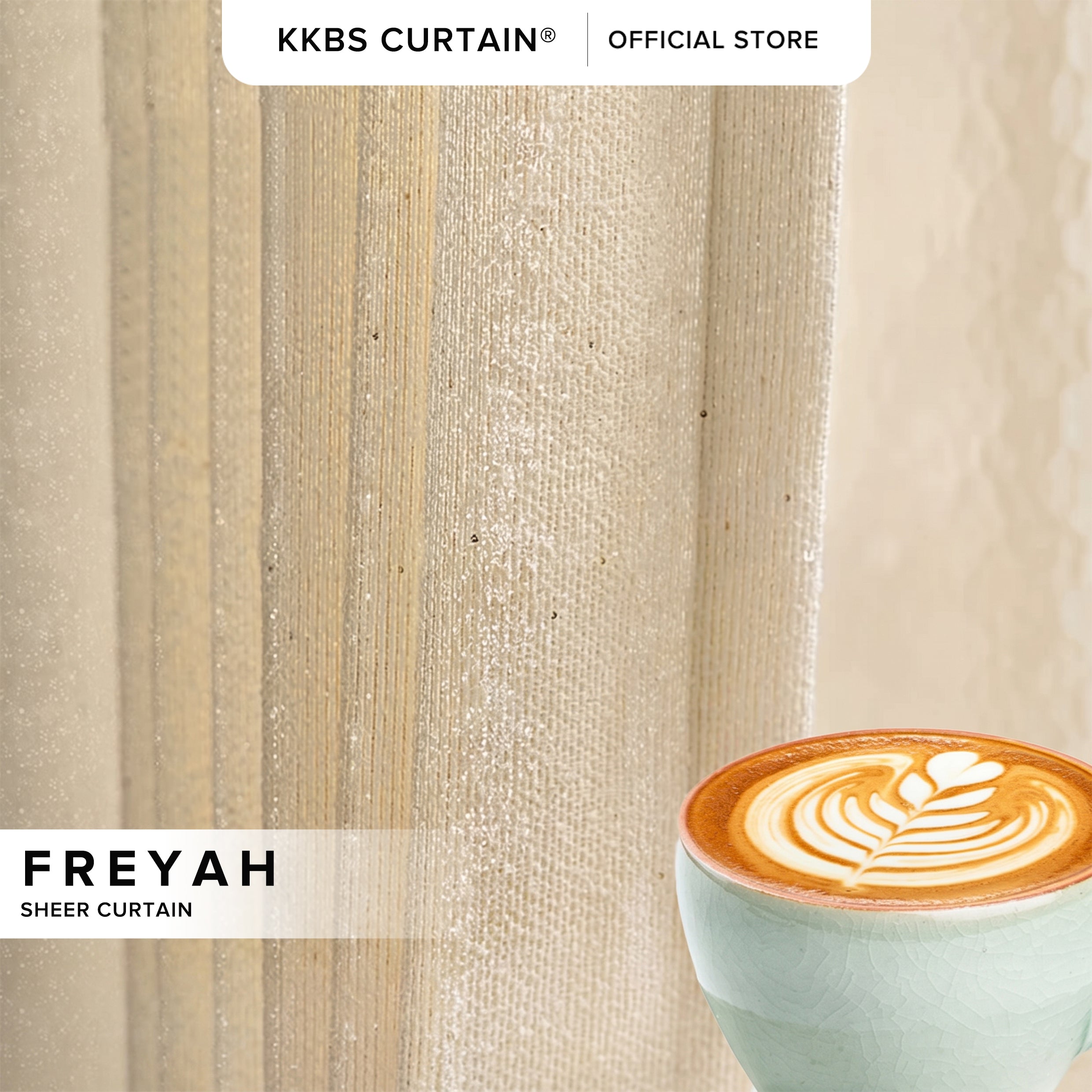 Freyah Sheer Curtain Custom Made
