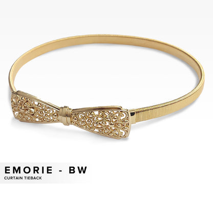 Emorie Bowtie Design Curtain Tieback