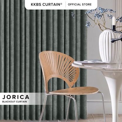 Jorica 85-95% Blackout Curtain Ready Made - Standard Width