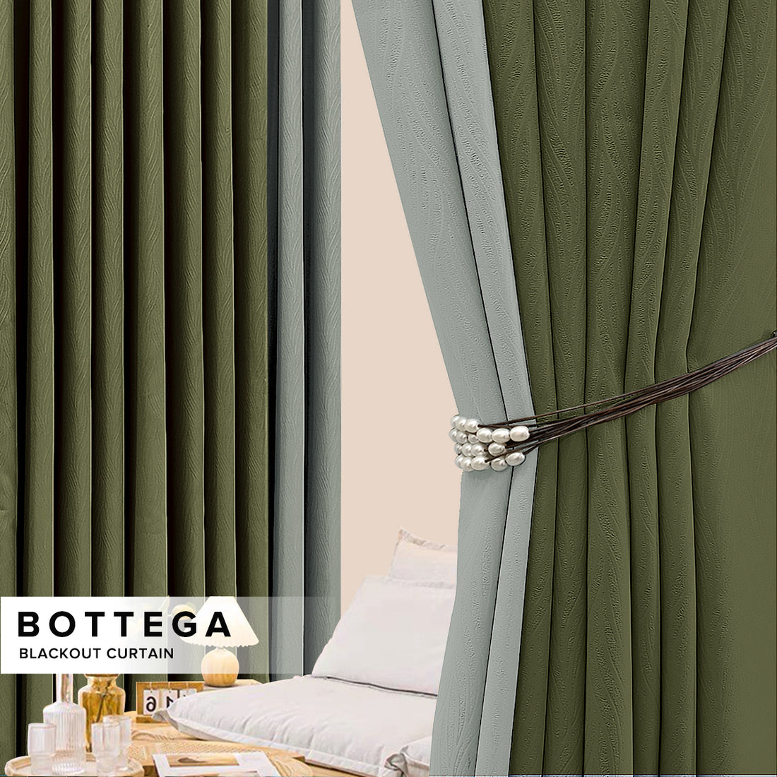 Bottega Blackout Curtain Custom Made