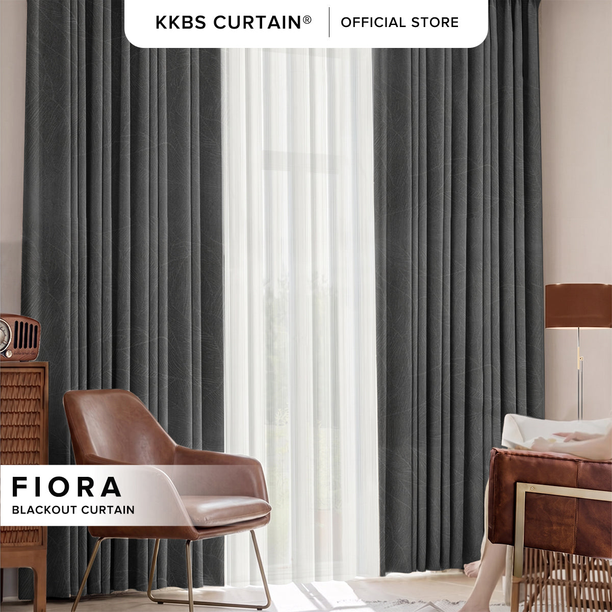 Fiora 98-99.9% Blackout Curtain Ready Made - Extra Width (Page 1)