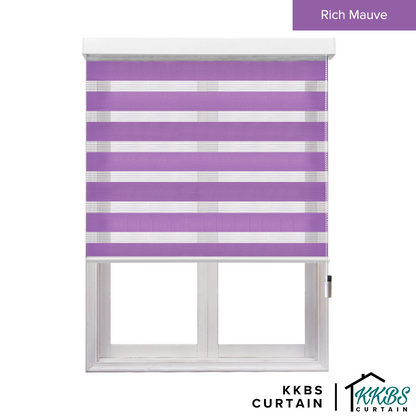 Kimiko Semi Blackout Zebra Blinds Custom Made