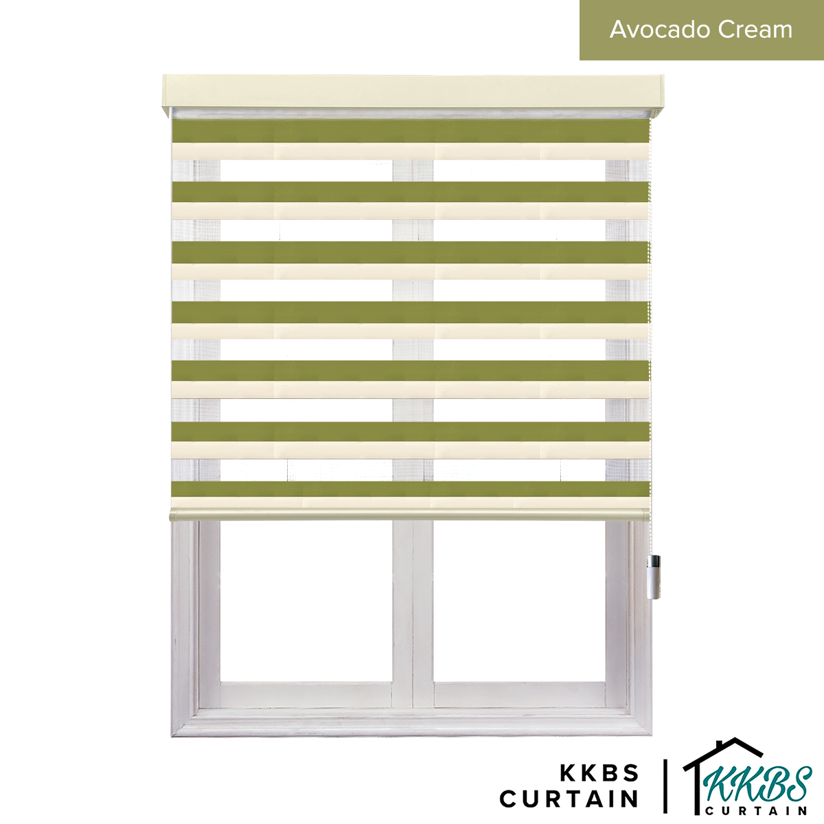 Perido Semi Blackout Zebra Blinds Custom Made