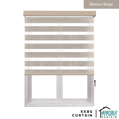 Emiko Semi Blackout Zebra Blinds Custom Made