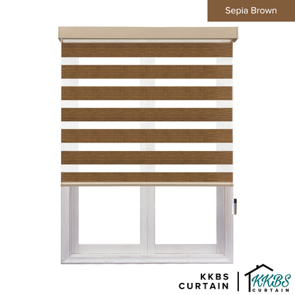 Felicio Semi Blackout Zebra Blinds Custom Made