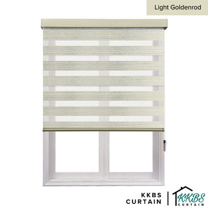 Palermo 100% Blackout Zebra Blinds Custom Made