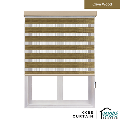 Felicio Semi Blackout Zebra Blinds Custom Made