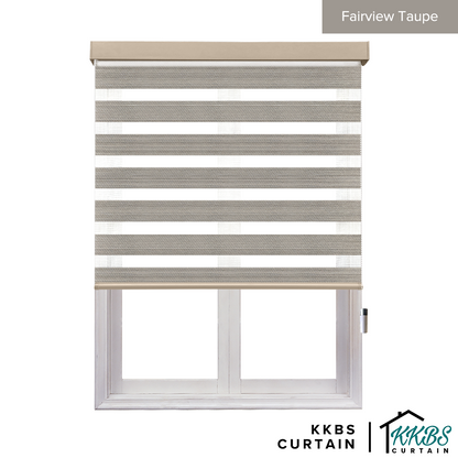 Emiko Semi Blackout Zebra Blinds Custom Made