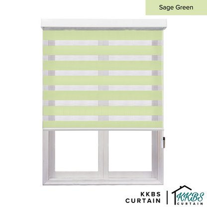 Kimiko Semi Blackout Zebra Blinds Custom Made