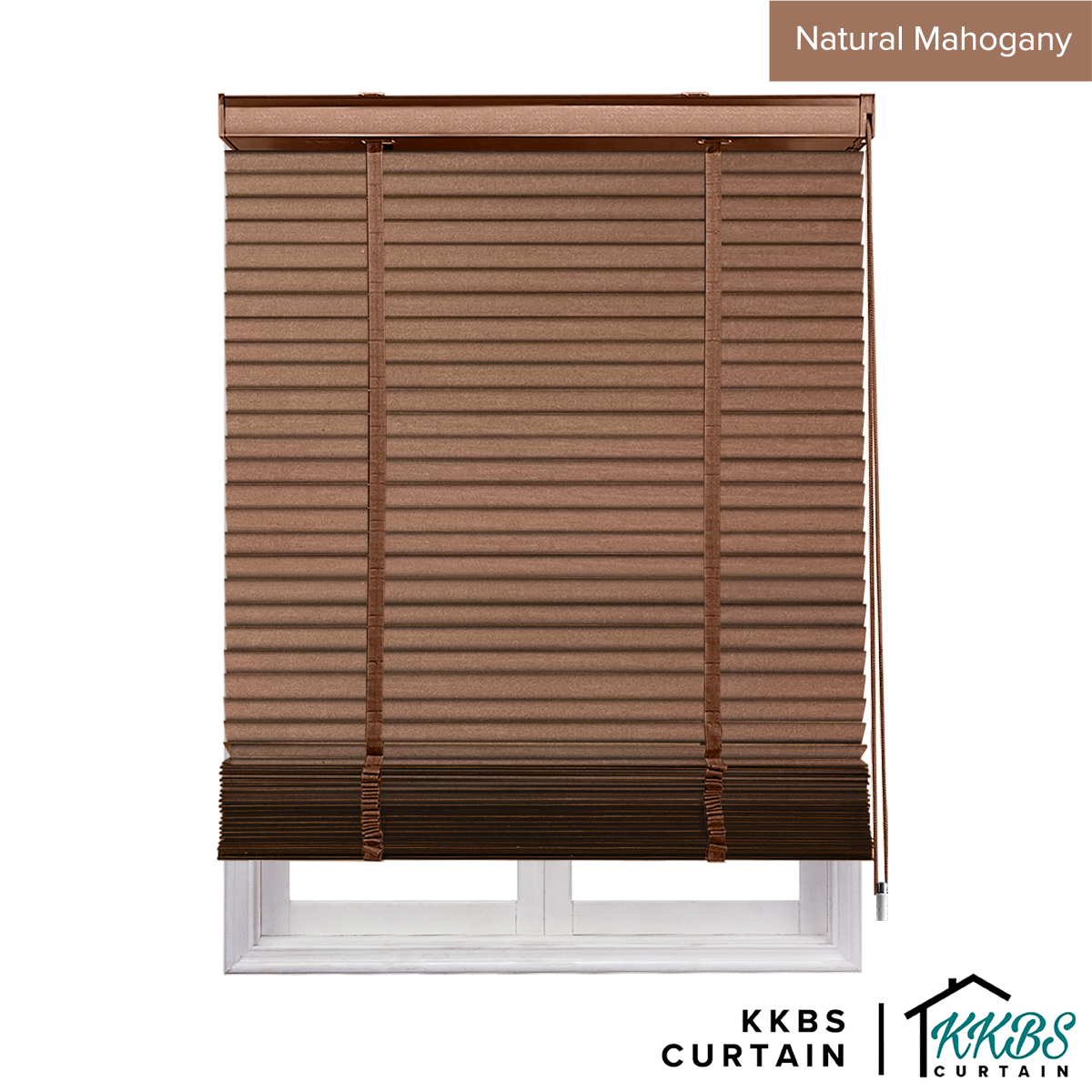 Nezuko 50mm Faux Wood Blinds Waterproof Custom Made