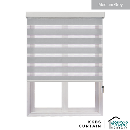 Kimiko Semi Blackout Zebra Blinds Custom Made