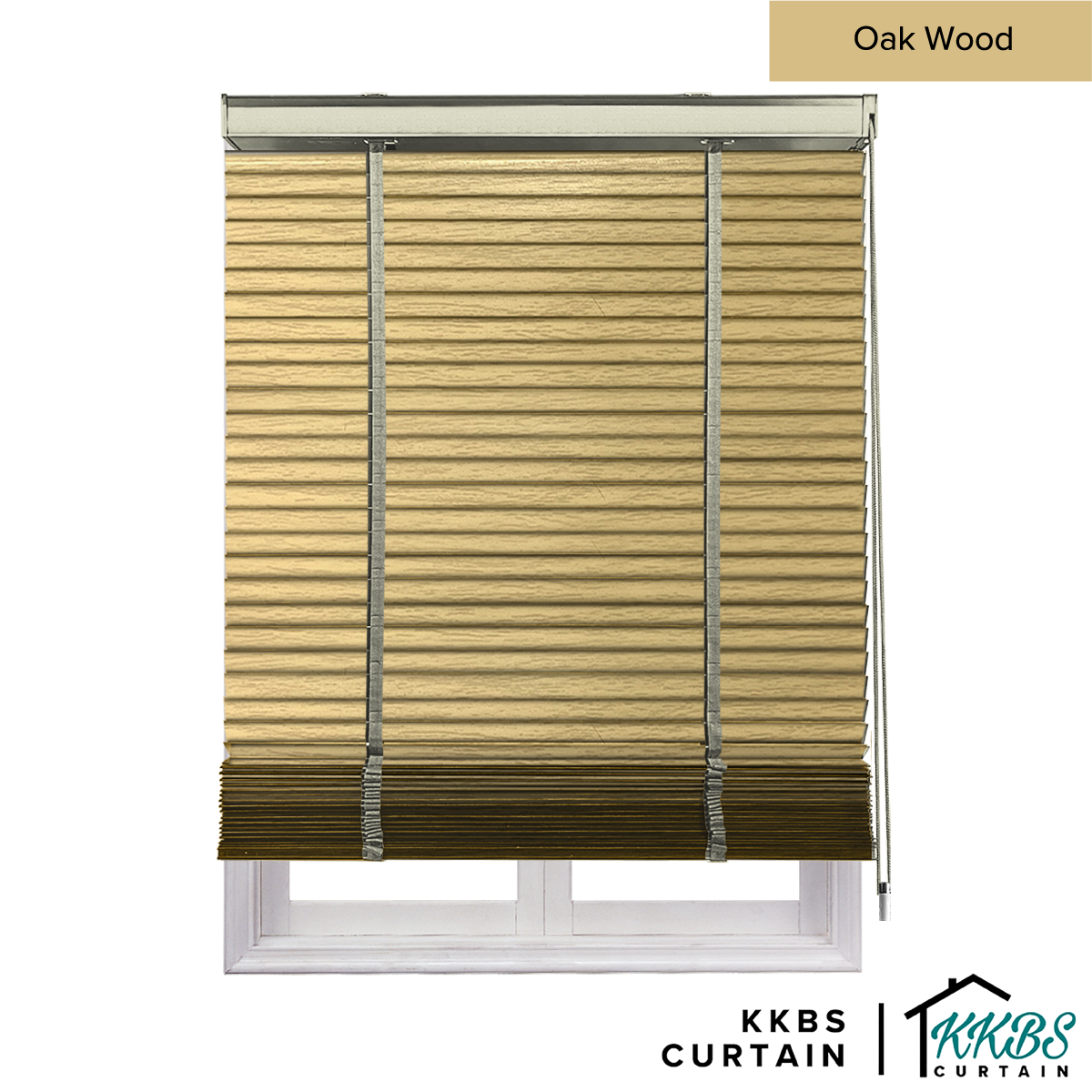 Nezuko 50mm Faux Wood Blinds Waterproof Custom Made
