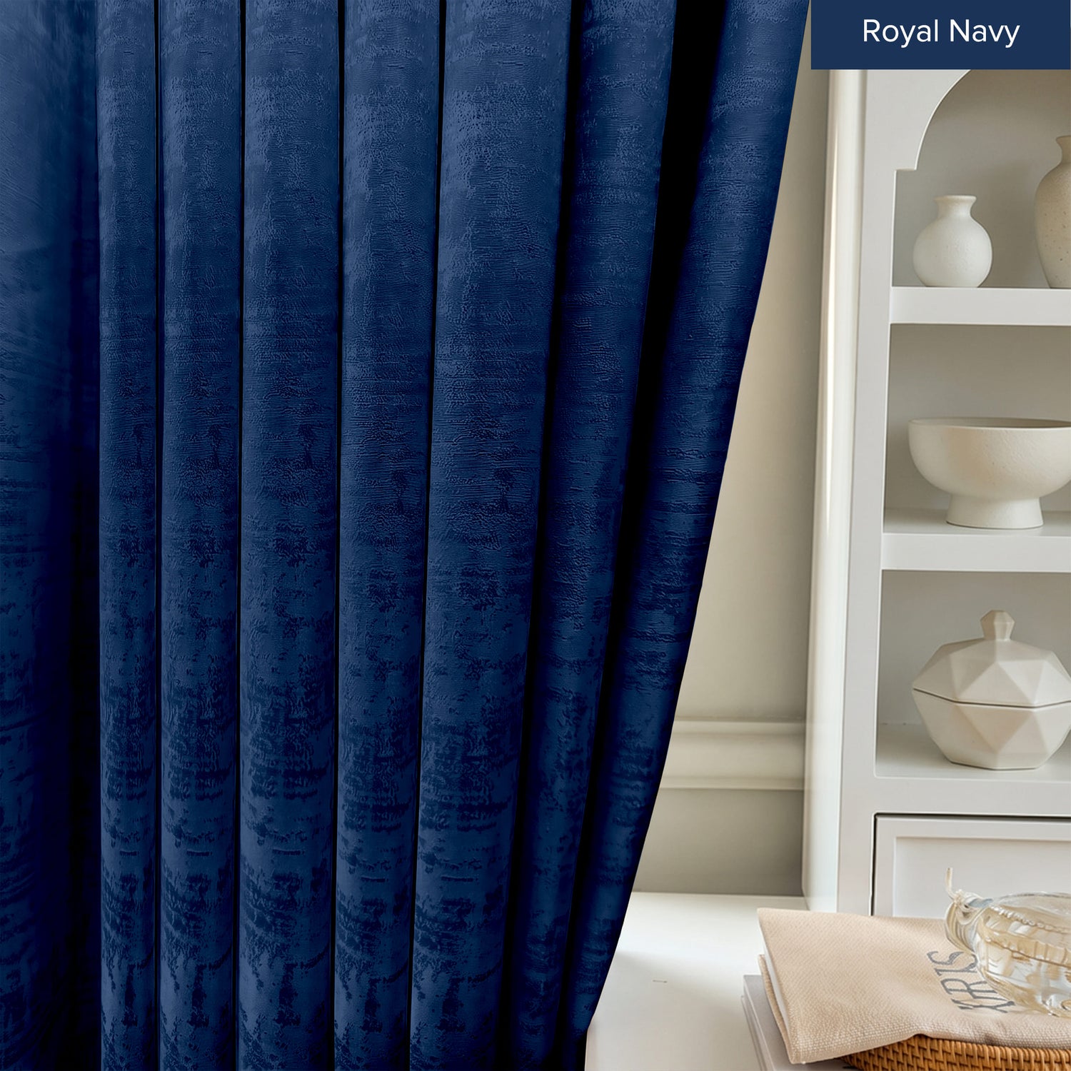 Jorica 85-95% Blackout Curtain Ready Made - Standard Width