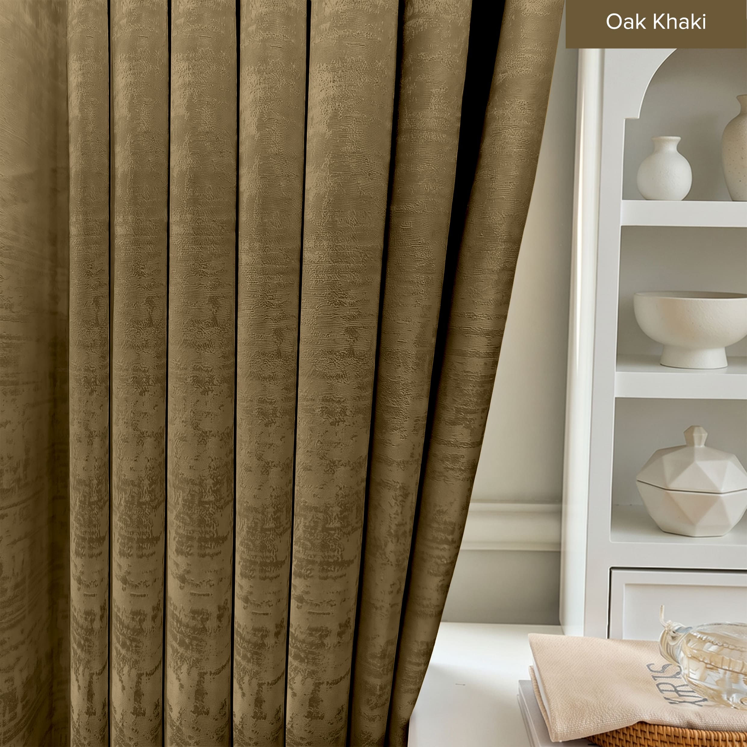 Jorica 85-95% Blackout Curtain Ready Made - Standard Width