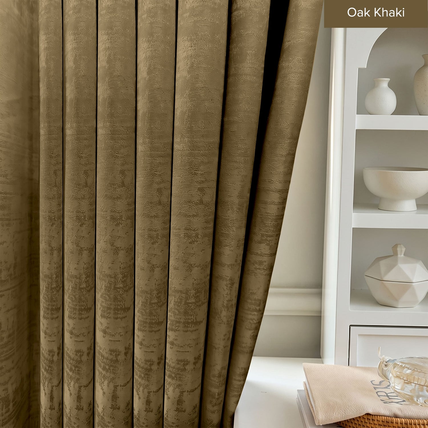 Jorica 85-95% Blackout Curtain Ready Made - Extra Width