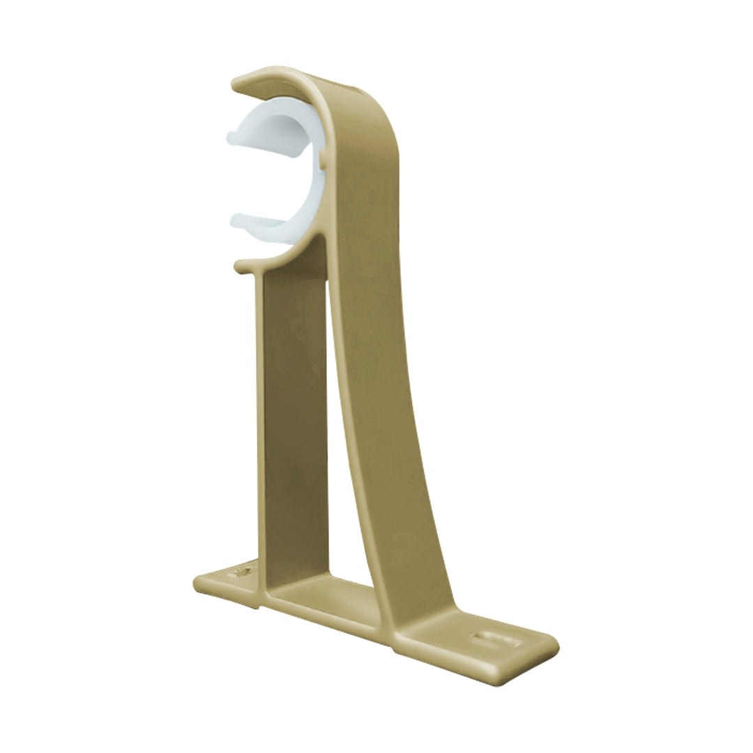 Morandy Curtain Rod Single Bracket Matte Light Gold Colour