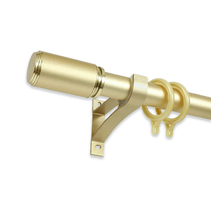 Morandy Curtain Rod Single Bracket Matte Light Gold Colour