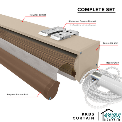 Costello Semi Blackout Zebra Blinds Custom Made