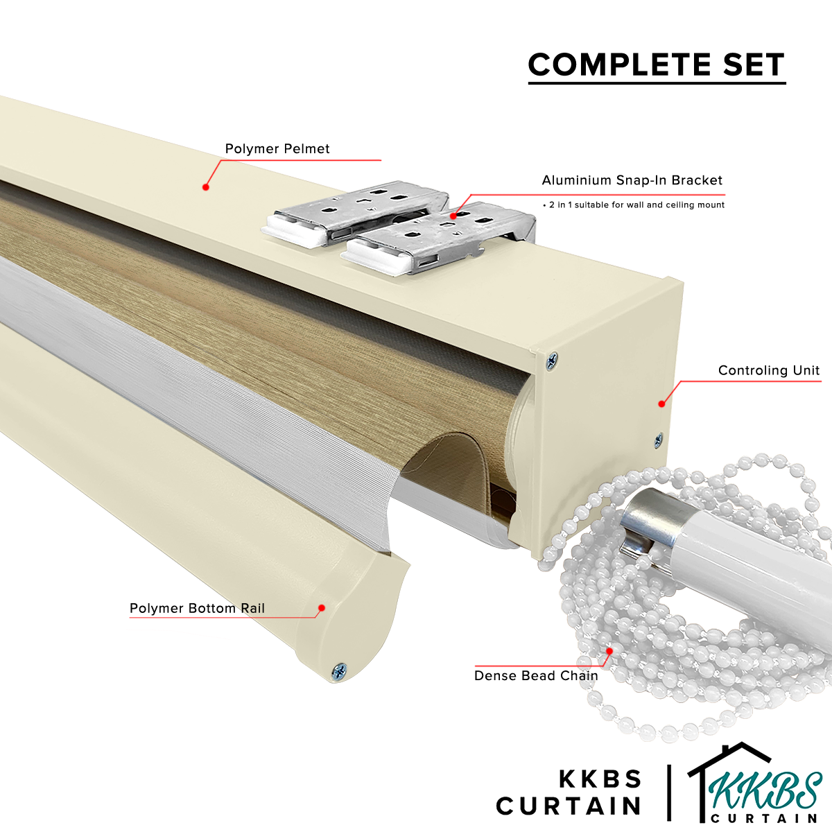 Santiago Semi Blackout Zebra Blinds Custom Made