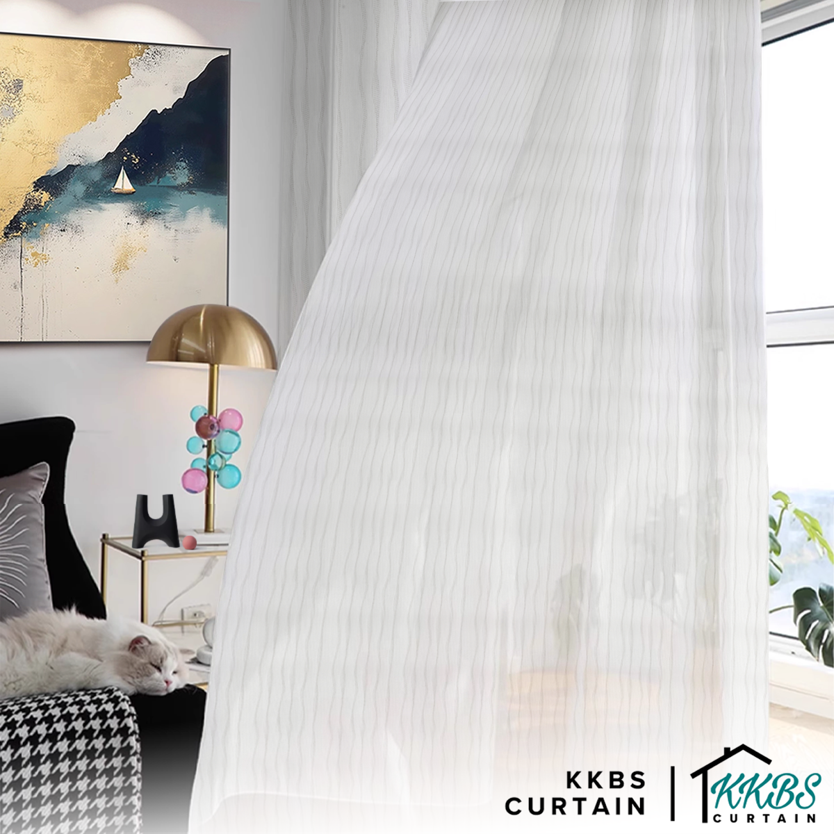 Nomina Sheer Curtain Custom Made