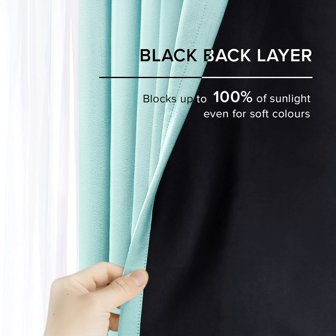 Benica 100% Blackout Curtain Ready Made