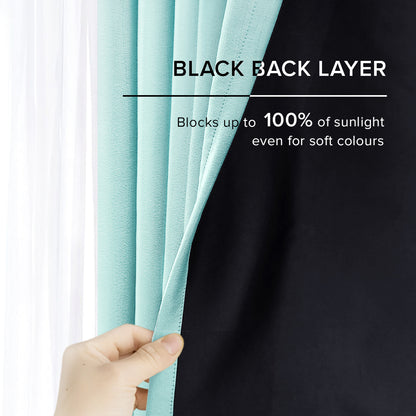 Benica 100% Blackout Curtain Ready Made