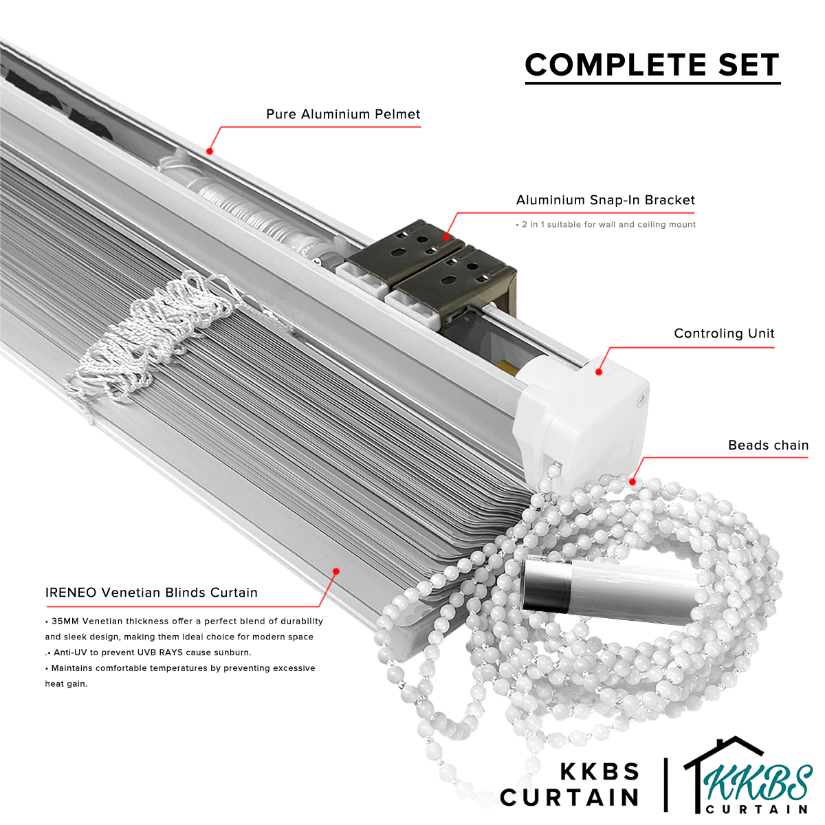 Ireneo 35mm Venetian Blinds Custom Made