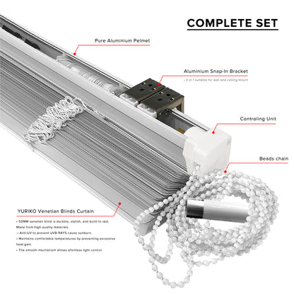 Yuriko 50mm Venetian Blinds Custom Made