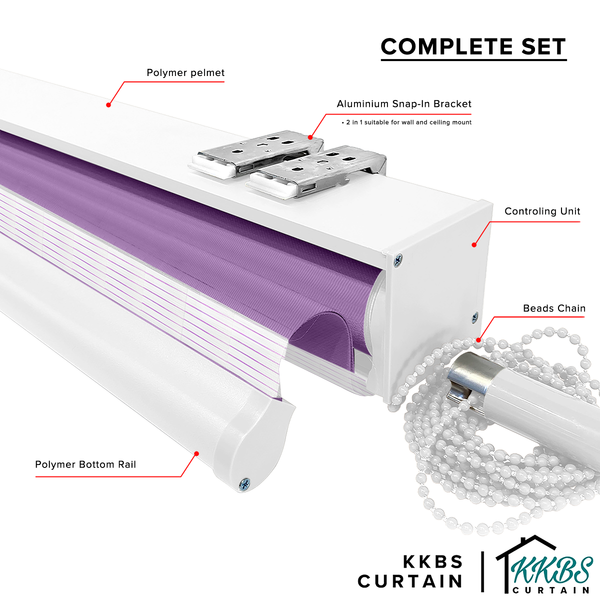 Kimiko Semi Blackout Zebra Blinds Custom Made