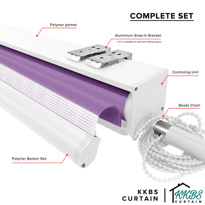 Kimiko Semi Blackout Zebra Blinds Custom Made