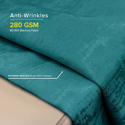 Jorica 85-95% Blackout Curtain Ready Made - Standard Width