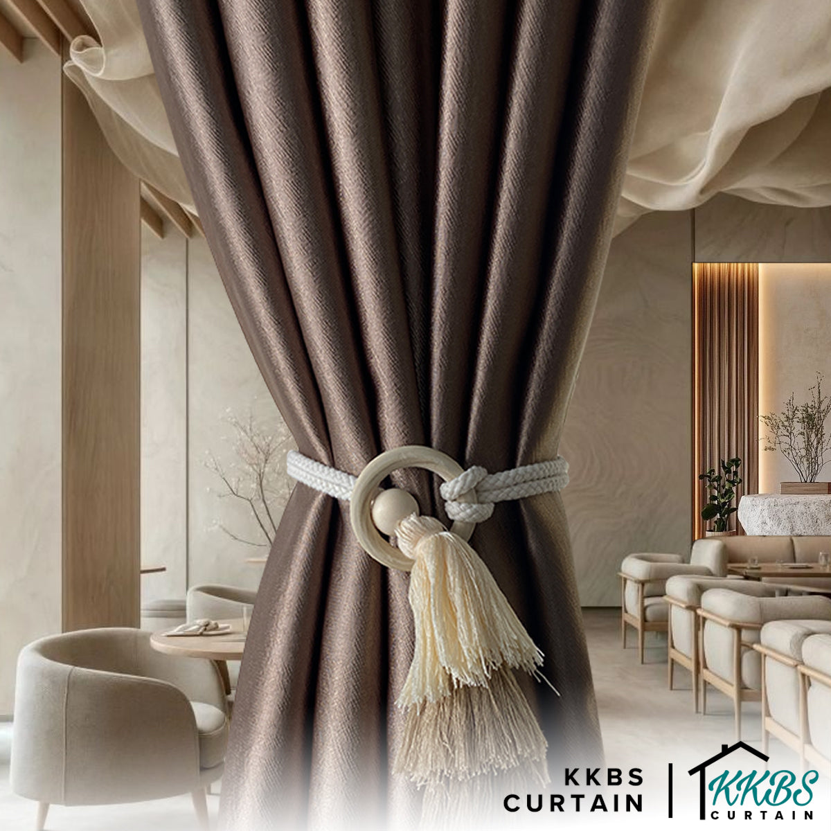 Muphie Tassel Curtain Tieback