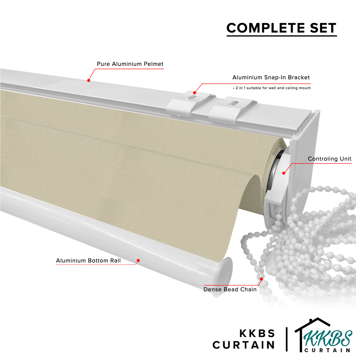 Cesario Sunscreen Roller Blinds Custom Made