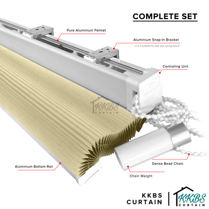 Renato 26mm Blackout Honeycomb Blinds Custom Made