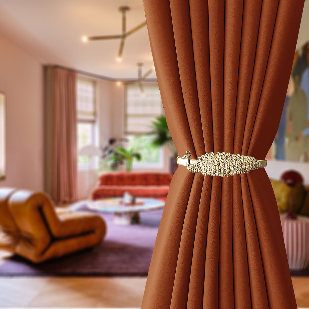 Emorie Peacock Design Curtain Tieback