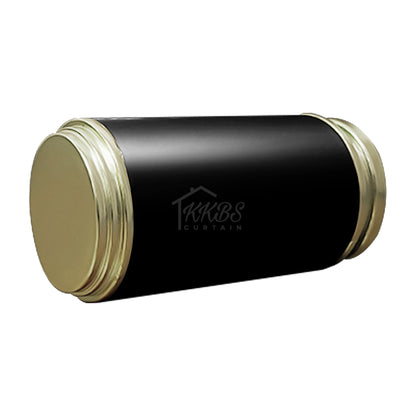 Morandy Curtain Rod End Cap Obsidian Black Colour