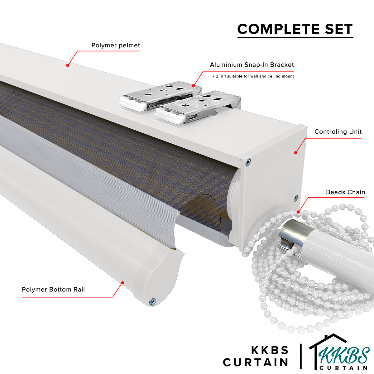 Felicio Semi Blackout Zebra Blinds Custom Made