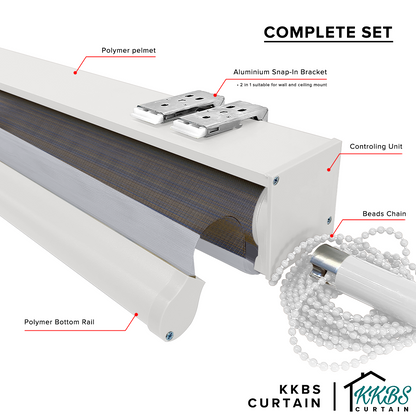 Felicio Semi Blackout Zebra Blinds Custom Made