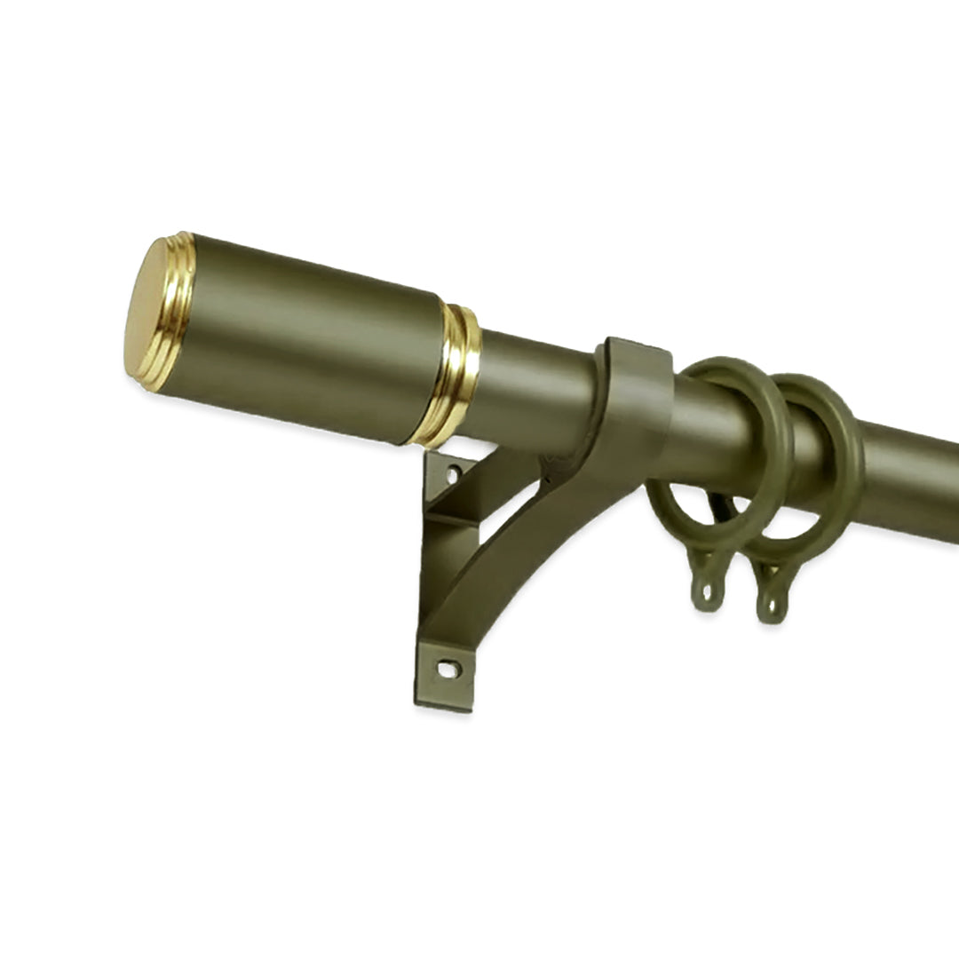 Morandy Curtain Rod Single Bracket Luxury Champagne Colour
