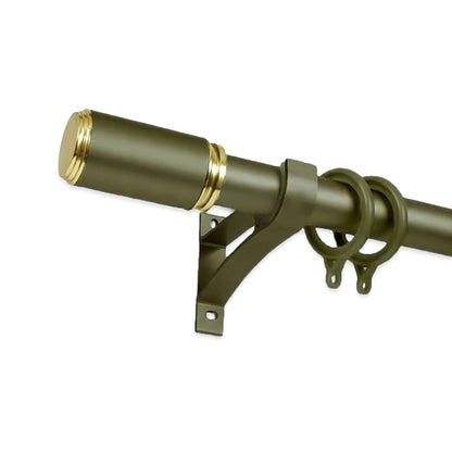 Morandy Curtain Rod Single Bracket Luxury Champagne Colour