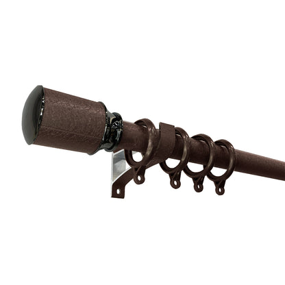 Luxstony Curtain Rod Finial / End Cap Mocha