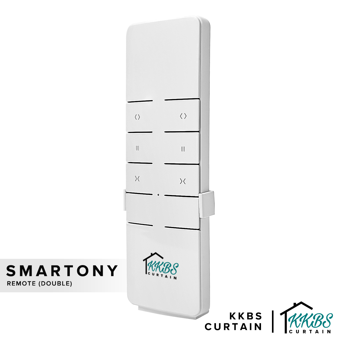 Smartony Motorised Curtain Track Double Remote Control