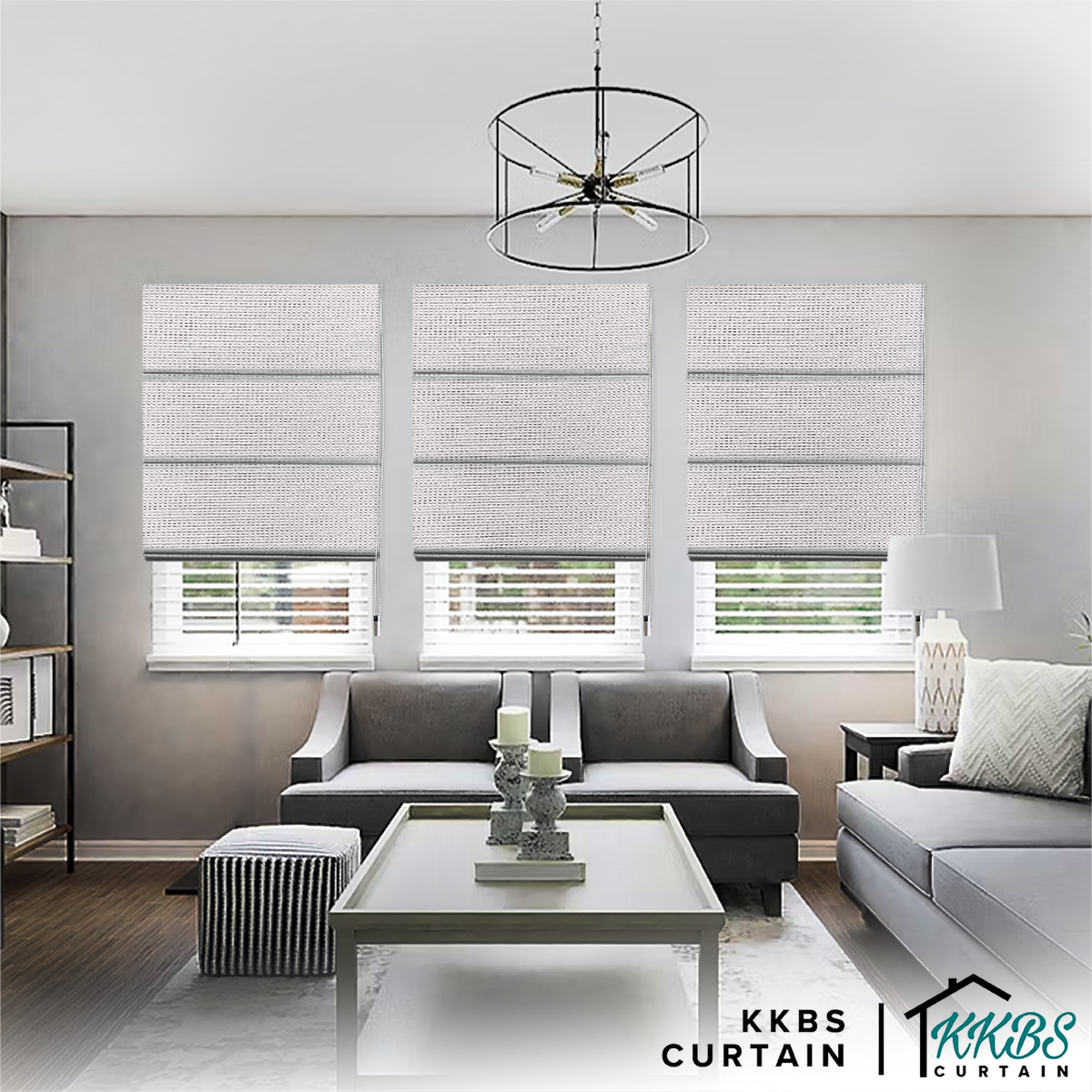 Milagro Blackout Roman Blinds Custom Made