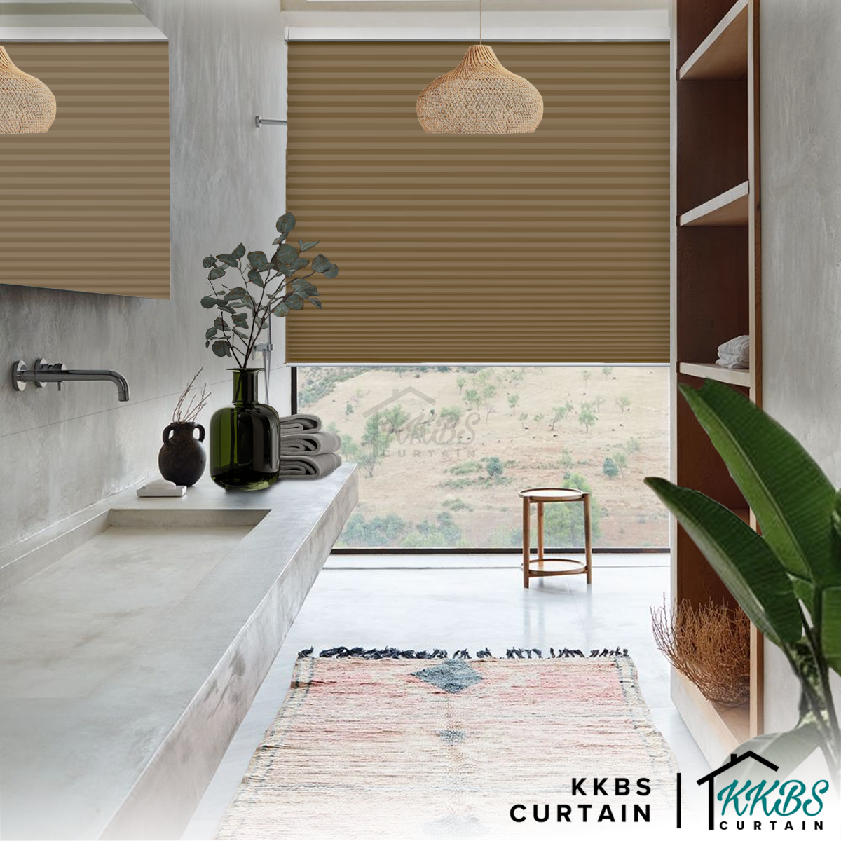 Renato 26mm Blackout Honeycomb Blinds Custom Made