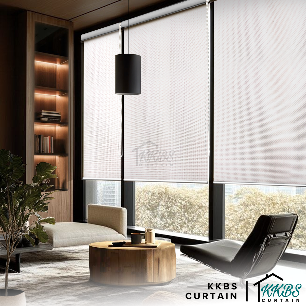 Alecto 100% Blackout Roller Blinds Custom Made