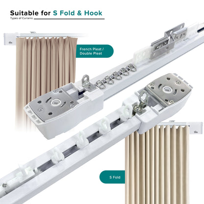 Smartony Motorised Curtain Track Wi-Fi / ZigBee Complete Set