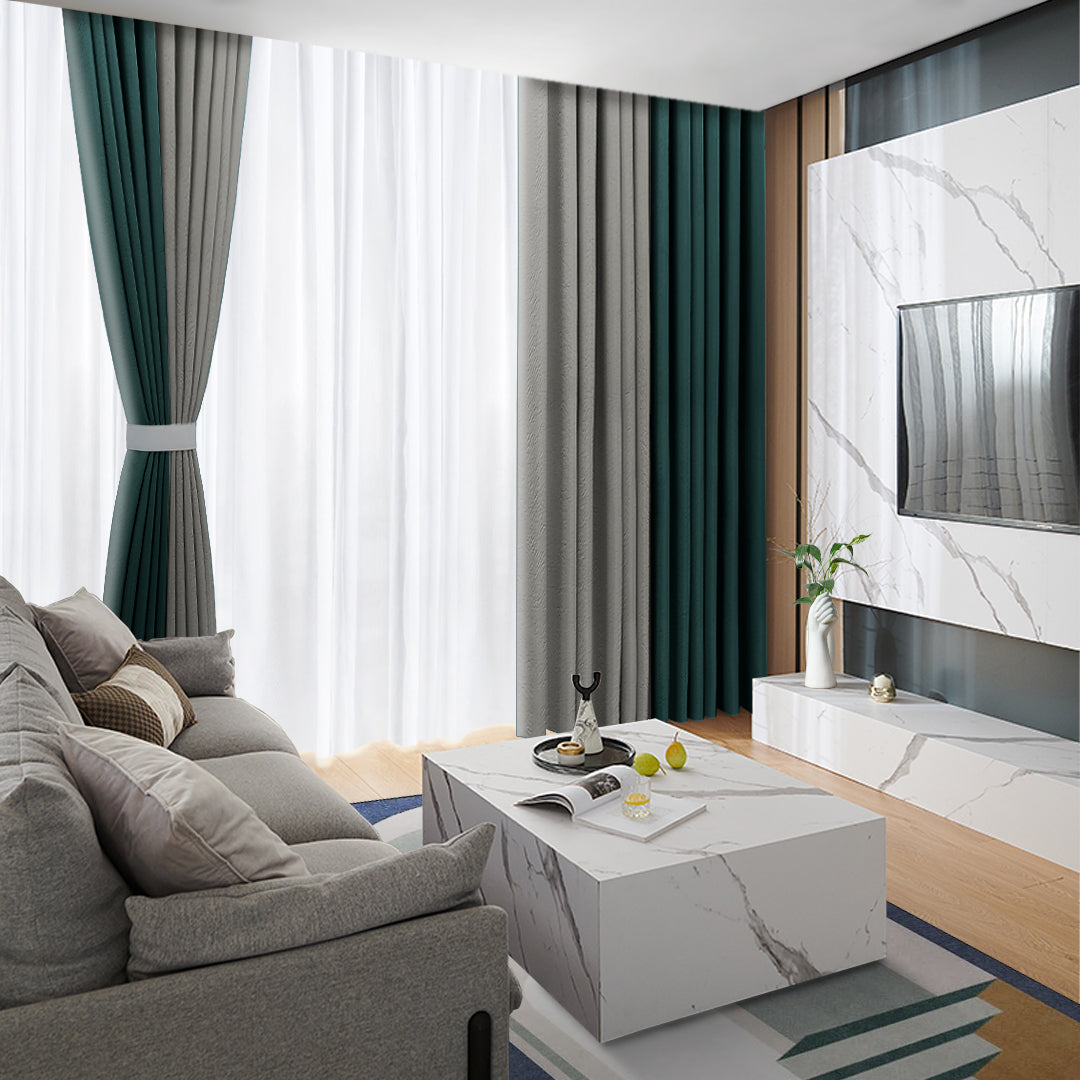 Benica 100% Blackout Curtain Ready Made